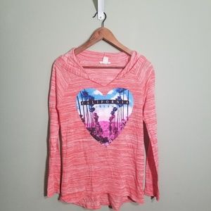 California Dream lightweight hoodie size L